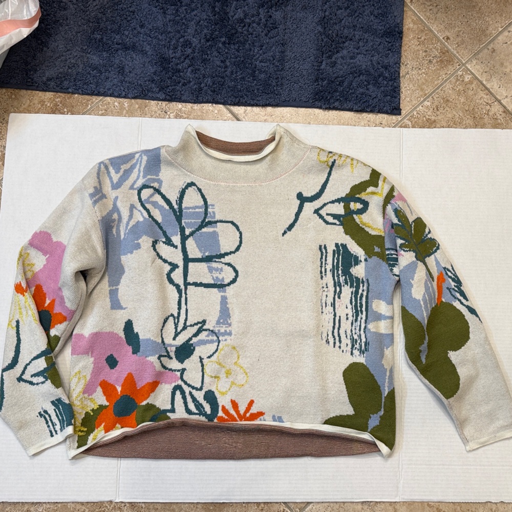 The Carys Mock-Neck Sweater by Maeve
